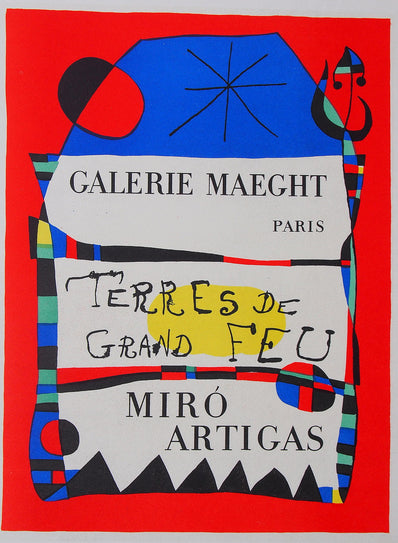 Joan Miró Vintage Print - Original Lithograph 1959
