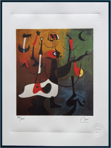 Joan Miró - Hand Pressed Print