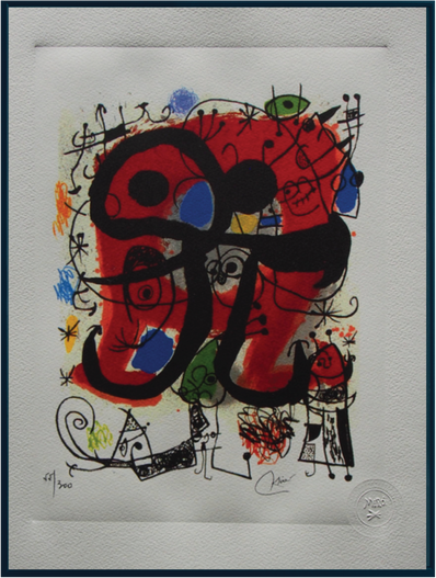 Joan Miró - Hand Pressed Print