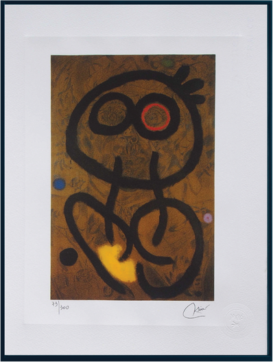 Joan Miró - Hand Pressed Print