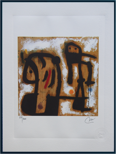 Joan Miró - Hand Pressed Print