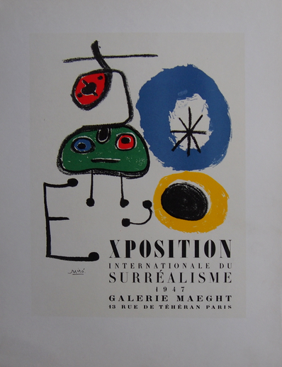 Joan Miró Vintage Print - Original Lithograph 1959