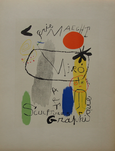 Joan Miró Vintage Print - Original Lithograph 1959