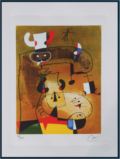Joan Miró - Hand Pressed Print