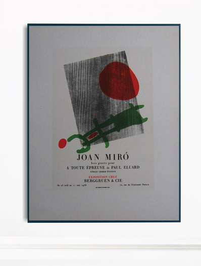 Joan Miró Vintage Print - Original Lithograph 1959