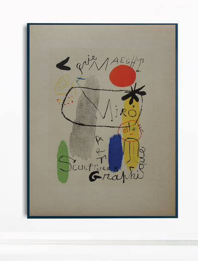 Joan Miró Vintage Print - Original Lithograph 1959
