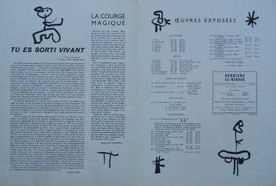 Joan Miro Print - Original Lithograph 1950