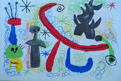 Joan Miro Print - Original Lithograph 1950