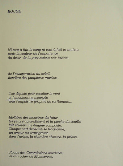 Joan Miró Print - Original Lithograph 1971