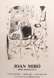 Joan Miró Original Artist Poster 1984