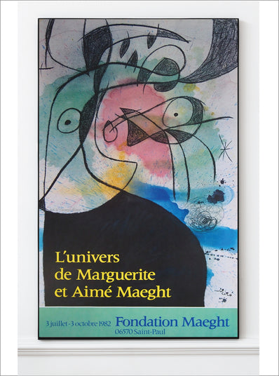 Joan Miró Original Artist Poster 1982