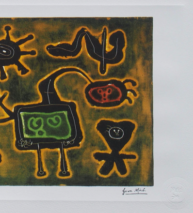 Joan Miró - Hand Pressed Print