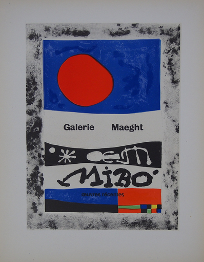Joan Miró Vintage Print - Original Lithograph 1959