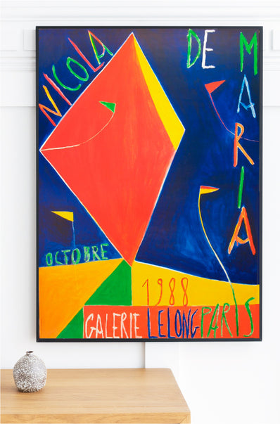 Nicola De Maria Original Artist Poster 1988