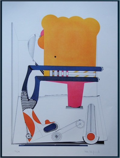 Nils Haglund – Hand Signed Vintage Art Print