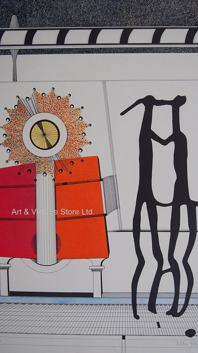 Nils Haglund – Hand Signed Vintage Art Print