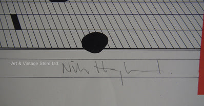 Nils Haglund – Hand Signed Vintage Art Print