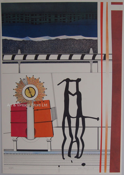 Nils Haglund – Hand Signed Vintage Art Print