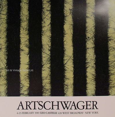 Richard Artschwager - Original Artist Poster 1989