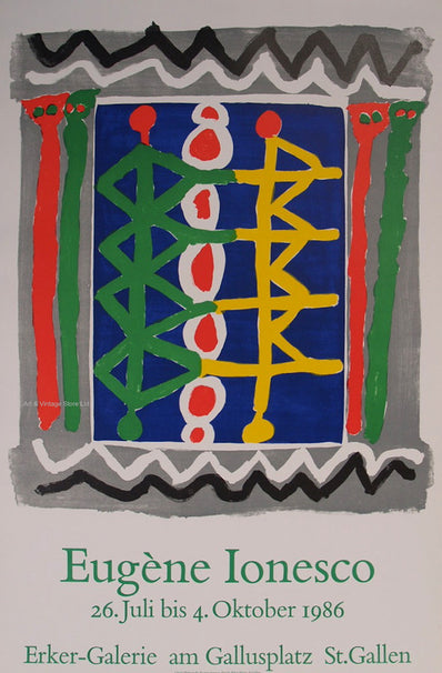 Eugène Ionesco - Original Artist Poster 1986