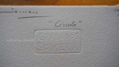Grabados Somera - Original Limited Edition Etching -