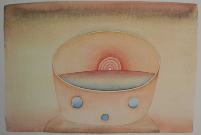 Jean-Michel Folon Vintage Print 1974