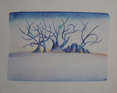 Jean-Michel Folon Vintage Print 1974