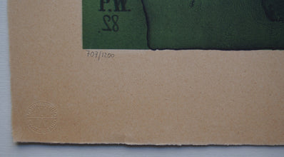 Paul Wunderlich - Vintage Hand Signed Lithograph