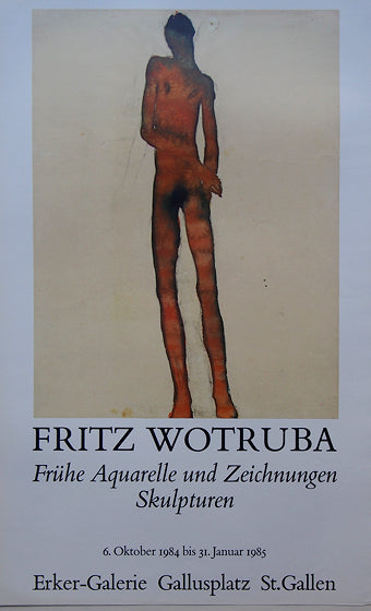 Fritz Wotruba - Original Artist Poster 1985