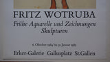 Fritz Wotruba - Original Artist Poster 1985