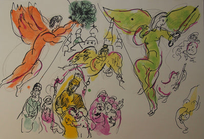 Marc Chagall - Original Lithograph 1965