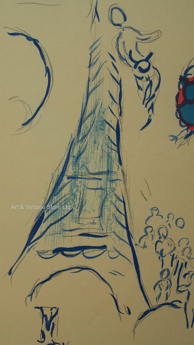 Marc Chagall - Original Lithograph 1965