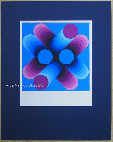 Victor Vasarely - Hand Signed Serigraph 1979 - Collectible Art