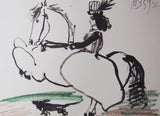 Pablo Picasso - Original Lithograph 1961 - Toro Y Toros