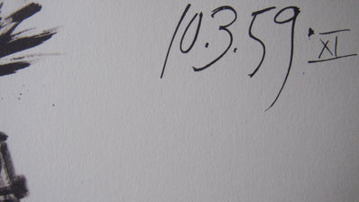 Pablo Picasso - Original Lithograph 1961 - Toro Y Toros