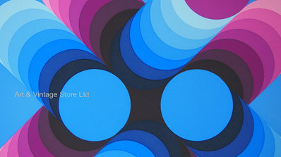 Victor Vasarely - Hand Signed Serigraph 1979 - Collectible Art