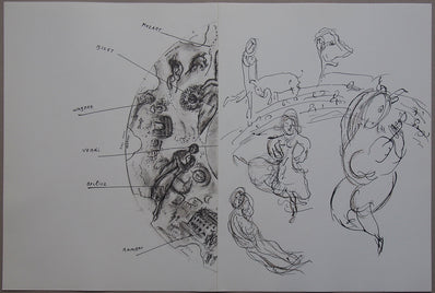 Marc Chagall - Original Lithograph 1965