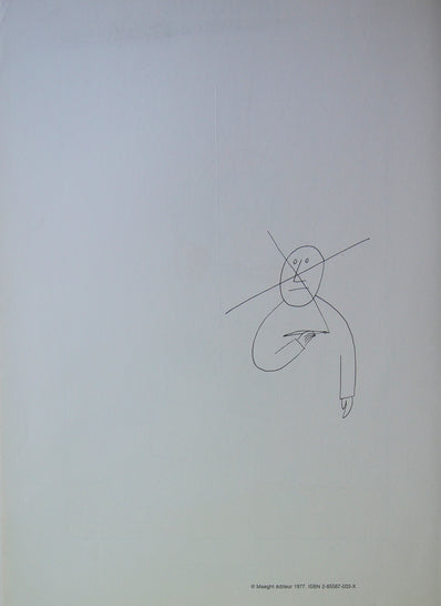 Saul Steinberg Vintage Print 1977 - Original Lithograph