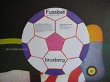 Fussball Original Artist Poster 1970