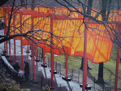 Christo exhibition poster - Central Park