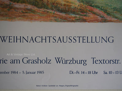 Graphik der Gegenwart  - Original Artist Poster 1984