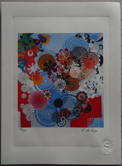 Beatriz Milhazes - Hand Pressed Print