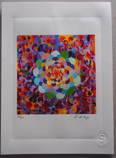 Beatriz Milhazes - Hand Pressed Print