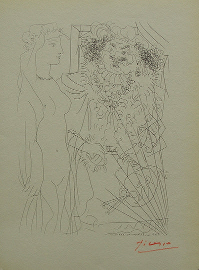 Pablo Picasso -  Hand Signed Lithograph 1952