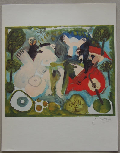 Pablo Picasso -  Hand Signed Lithograph 1962