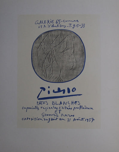 Pablo Picasso Vintage Print - Original Lithograph 1959