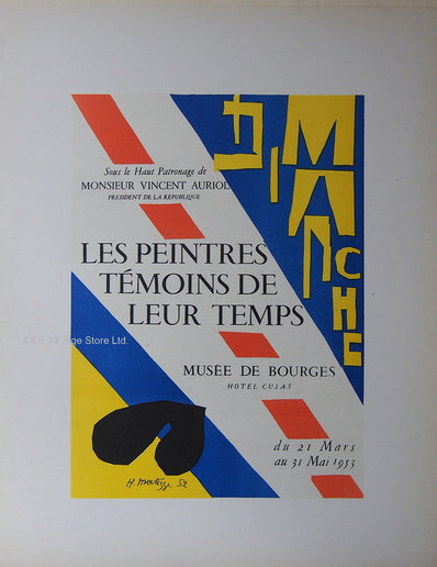 Henri Matisse Vintage Print - Original Lithograph 1959