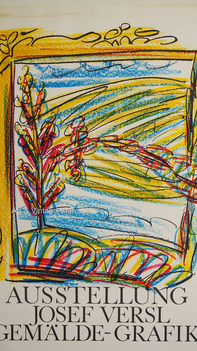 Josef Versl - Original Artist Poster 1971