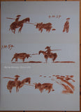 Pablo Picasso - Original Lithograph 1961 - Toro Y Toros