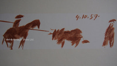 Pablo Picasso - Original Lithograph 1961 - Toro Y Toros